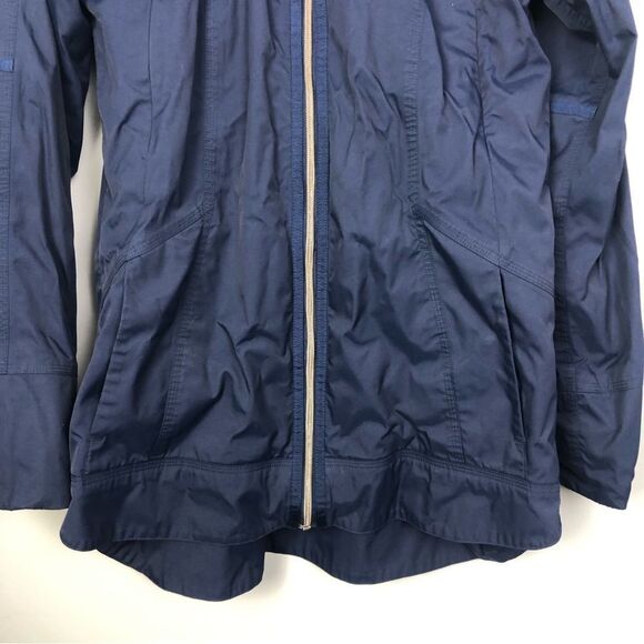 LULULEMON | Fo Drizzle Rain Jacket Deep Navy Blue Zip Front Women’s Size 6 - Picture 6 of 15